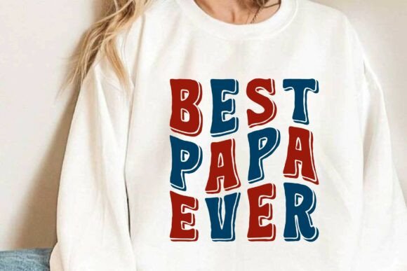 Best Papa Ever SVG PNG T-shirt Design