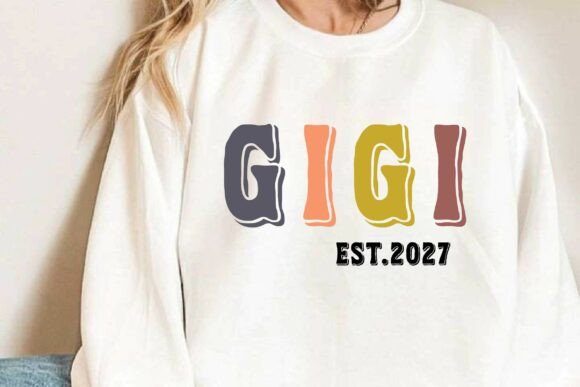 Gigi Est.2027 SVG PNG Tshirt Vector Review