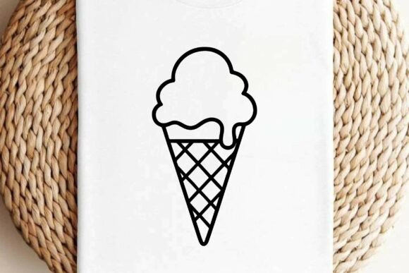 Ice Cream Clipart Vector Silhouette: A Designer’s Embroidery Review