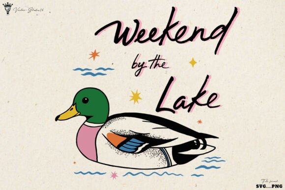 Lake Summer Duck SVG PNG Review