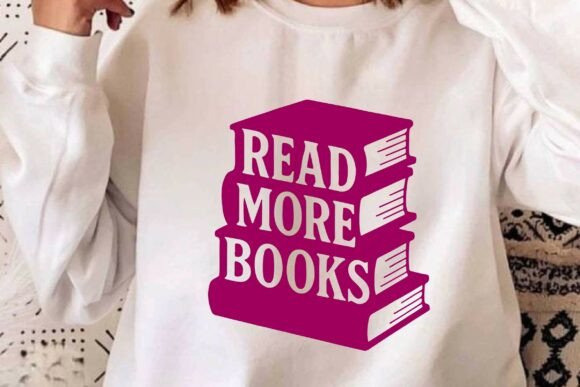 Read More Books SVG Clipart Sublimation Review