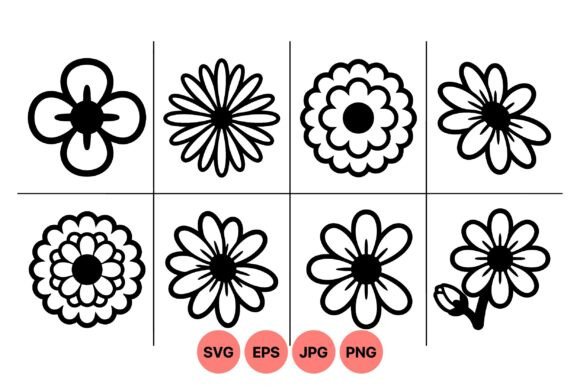 Retro Floral Doodle SVG Pack Review