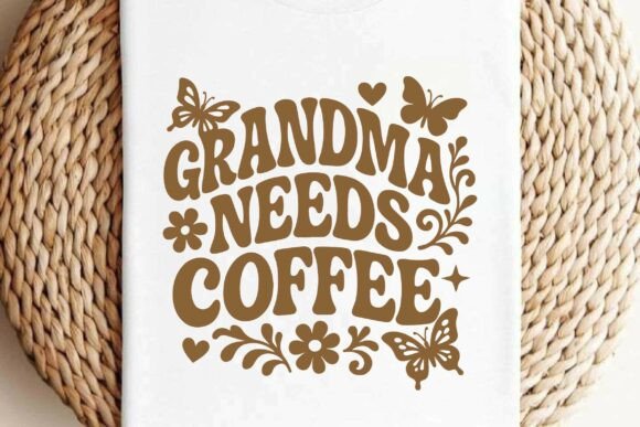 Retro Grandma Needs Coffee SVG T-Shirt Review