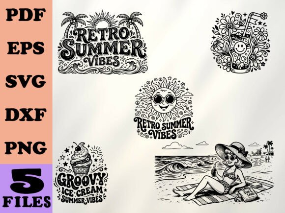 Retro Summer Vibes SVG Bundle Review