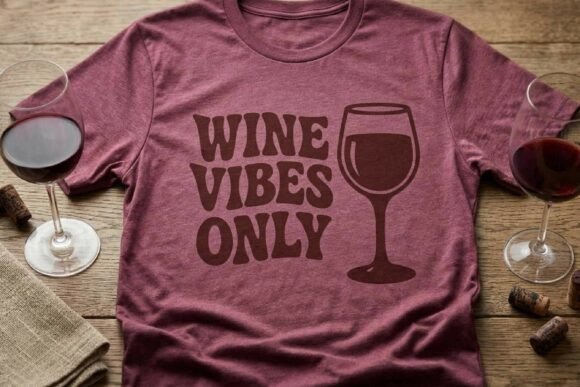 Retro Wine Vibes Only SVG PNG T-shirt Review